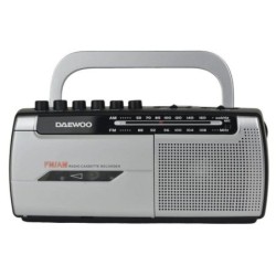 Daewoo DW1107 Argent FM Radio Cassette