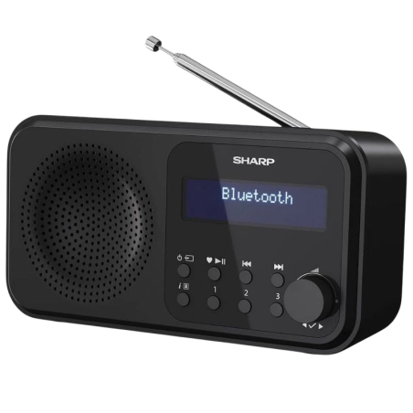 Sharp DR-P420 Bluetooth DAB+ FM 16h 2200mAh Radio numérique portable