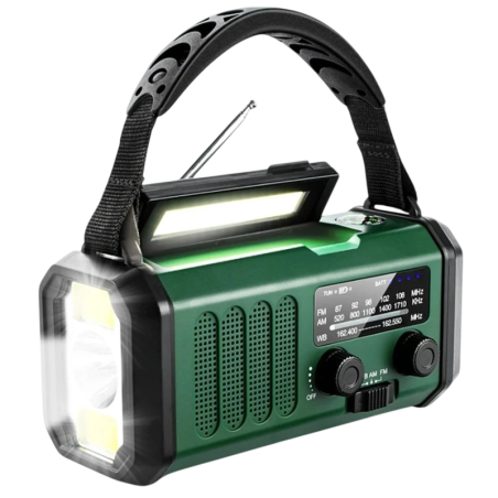 E30 10000mAh Vert FM Radio d'urgence