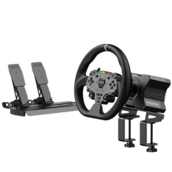 Moza R5 Racing Bundle PC avec base directe de 5nm + Pédales Direct Drive 22 boutons Volant de simulation