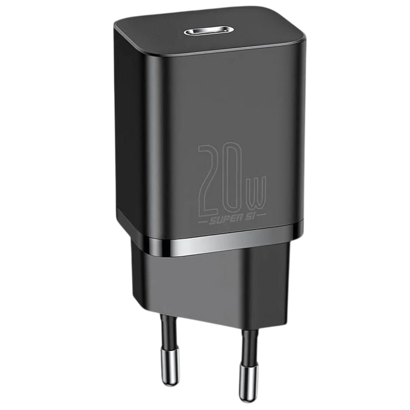 Baseus Super Si Quick Charger 1C 20W Noir - Chargeur mural