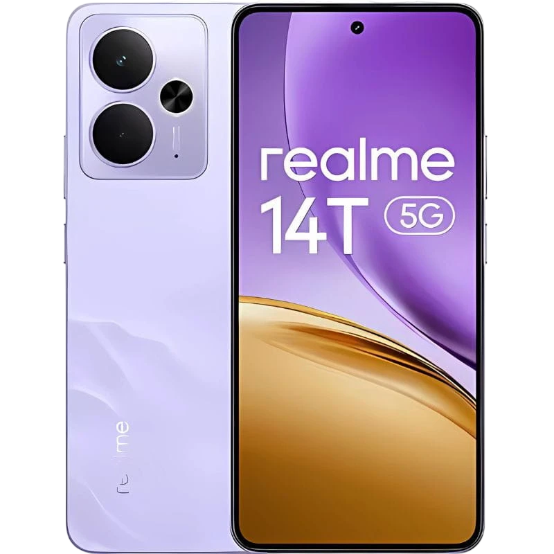 Realme 14T 5G 8GB/256GB Violet 6,67 pouces AMOLED 120Hz 50MP 6000mAh 45W NFC
