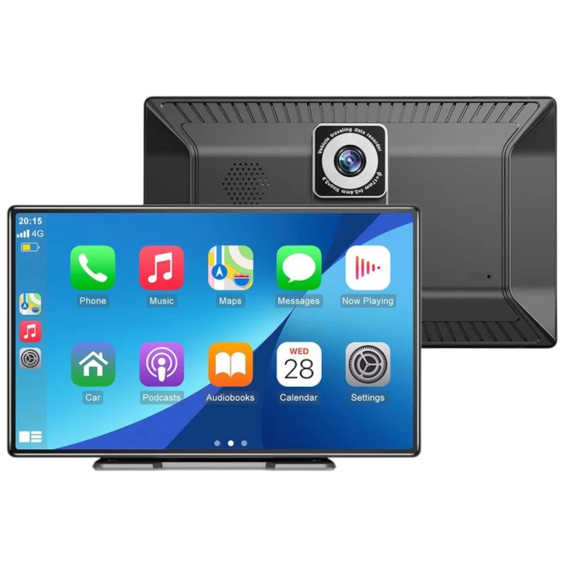 Dash Cam SD9060 Écran tactile universel 9 pouces Sans fil Carplay/Apple/Android