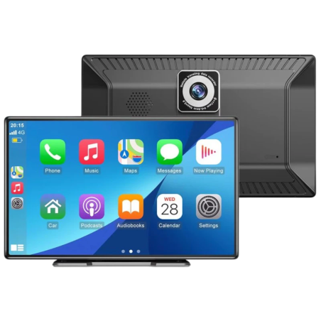 Dash Cam SD9060 Écran tactile universel 9 pouces Sans fil Carplay/Apple/Android