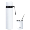 Set de Thermo Mate,Bombilla et Pumpkin blanc