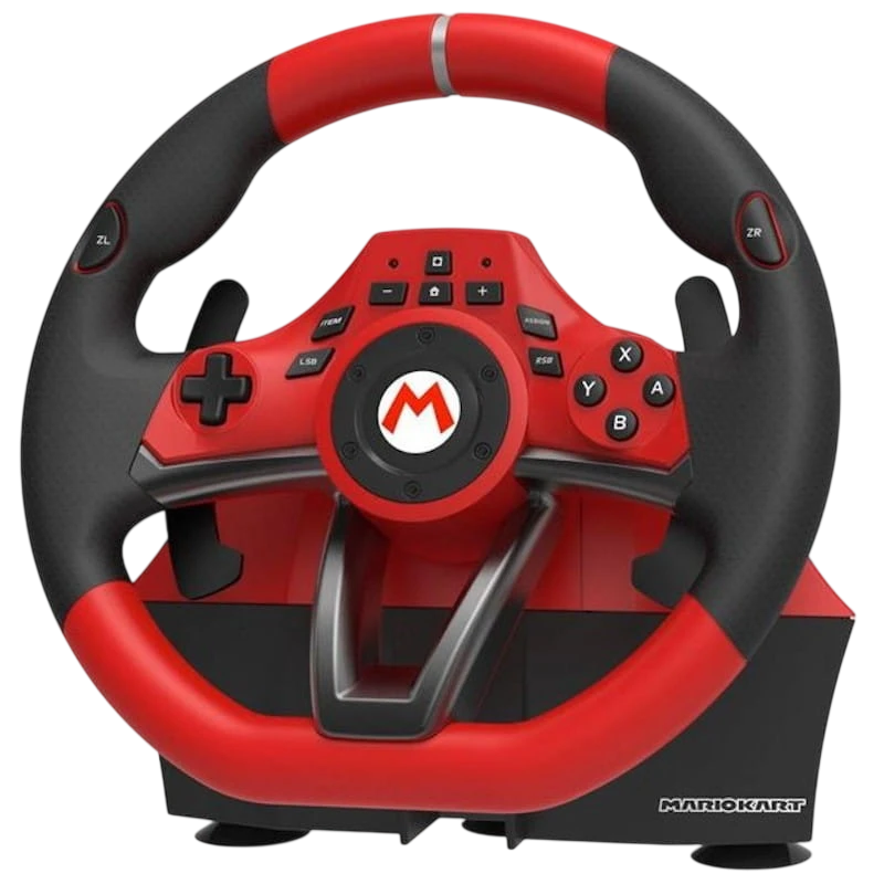 Hori Mario Kart Racing Wheel Pro Deluxe Nintendo Switch 14 boutons Volant