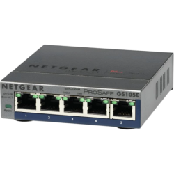 NETGEAR GS105E-200PES L2/L3 Gigabit Ethernet (10/100/1000) Gris Switch Géré