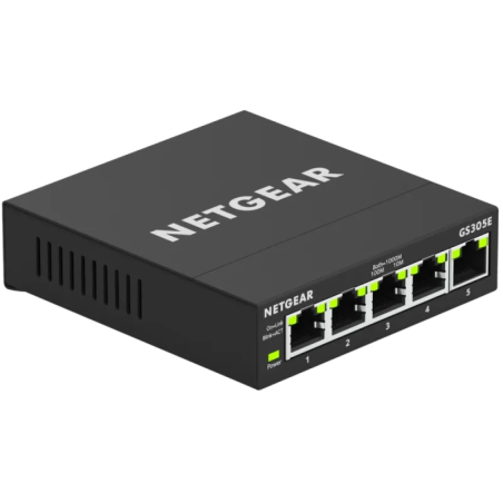 NETGEAR GS305E Gigabit Ethernet 5 ports Switch Géré