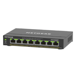 NETGEAR GS308EP avec 8 ports Gigabit Ethernet PoE Switch Géré