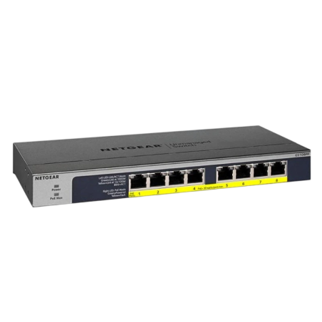 NETGEAR GS108PP 8 Ports Gigabit Ethernet PoE Switch non géré