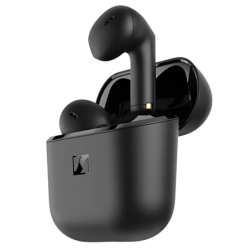 Sennheiser Accentum Open Noir TWS Bluetooth 5.3 28h IPX4 Multipoint Écouteurs sans fil