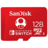 SanDisk Licence Nintendo 128GB pour Nintendo Switch Rouge 100MB/s U3 Carte microSD