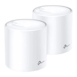 TP-LINK Deco X20 Système WiFi 6 Mesh AX1800 DualBand (2 Pack) Blanc 4 antennes 2 ports