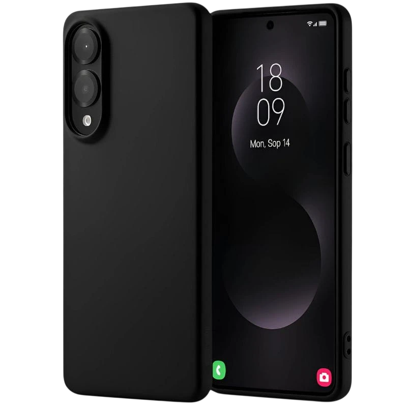 Coque Samsung Galaxy S25 Edge Square Liquid Premium Noir