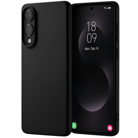 Coque Samsung Galaxy S25 Edge Square Liquid Premium Noir