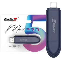 Carlinkit Mini 5 Pro Bluetooth Adaptateur sans fil Carplay et Android Auto