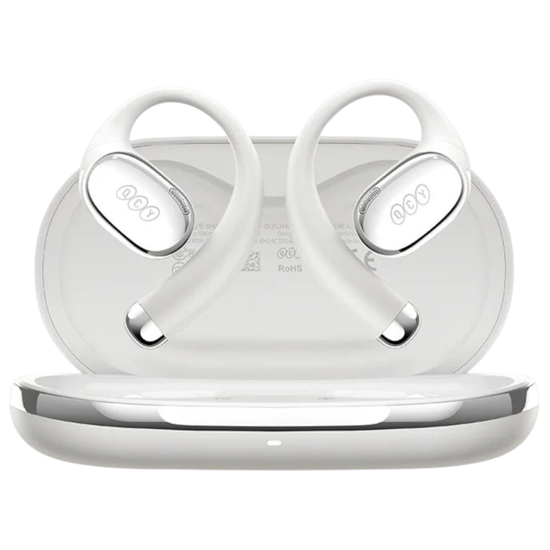 QCY Crossky R70 Blanc Bluetooth 6.0 52h IPX5 Multipoint Écouteurs sans fil