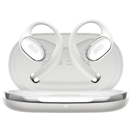 QCY Crossky R70 Blanc Bluetooth 6.0 52h IPX5 Multipoint Écouteurs sans fil