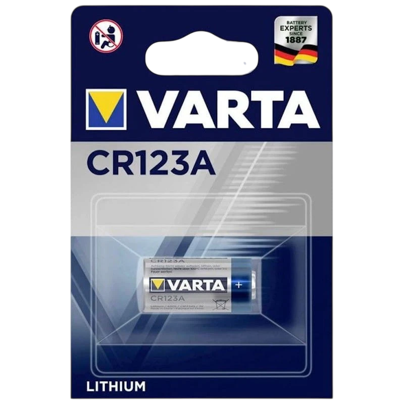 Varta Batterie CR123A Lithium 3V