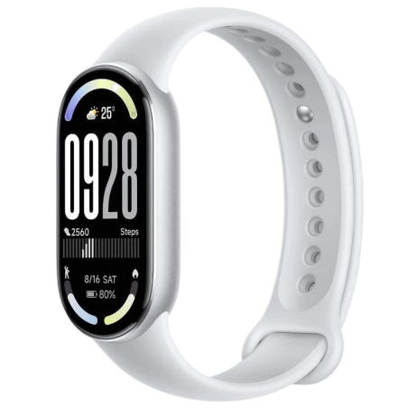 Xiaomi Smart Band 10 Argent 1,72 pouces AMOLED 21 jours +150 sports 5ATM Bracelet connecté