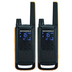 Motorola Talkabout T82 Extreme Twin Pack Noir, Orange - Walkie Talkie