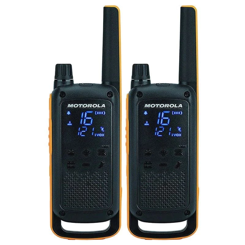 Motorola Talkabout T82 Extreme Twin Pack Noir, Orange - Walkie Talkie