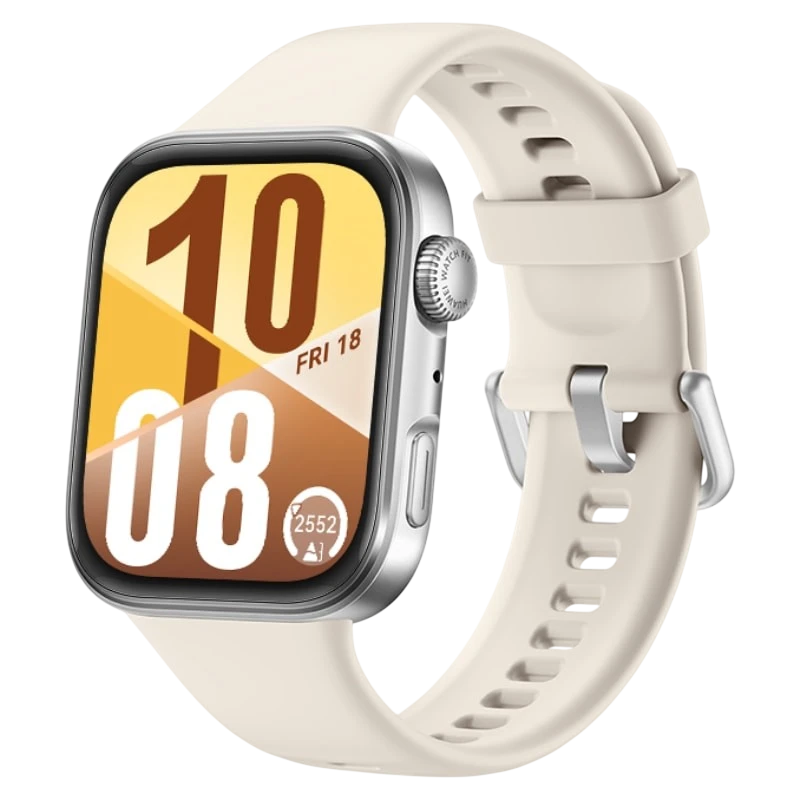 Huawei Watch Fit 4 Blanc 1,82 pouces AMOLED GPS NFC 10 jours +100 sports 5ATM