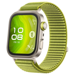 Huawei Watch Fit 4 Pro Vert 1,82 pouces AMOLED GPS NFC 10 jours +100 sports 5ATM