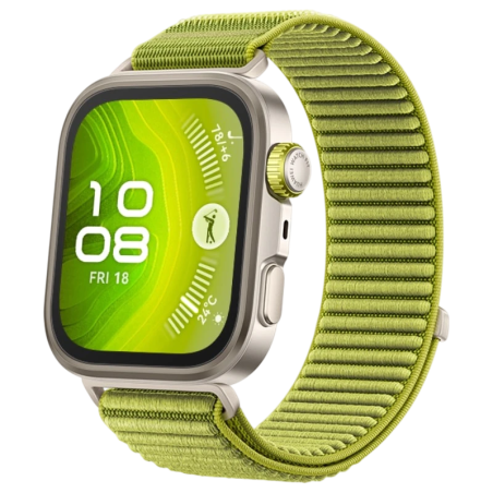 Huawei Watch Fit 4 Pro Vert 1,82 pouces AMOLED GPS NFC 10 jours +100 sports 5ATM