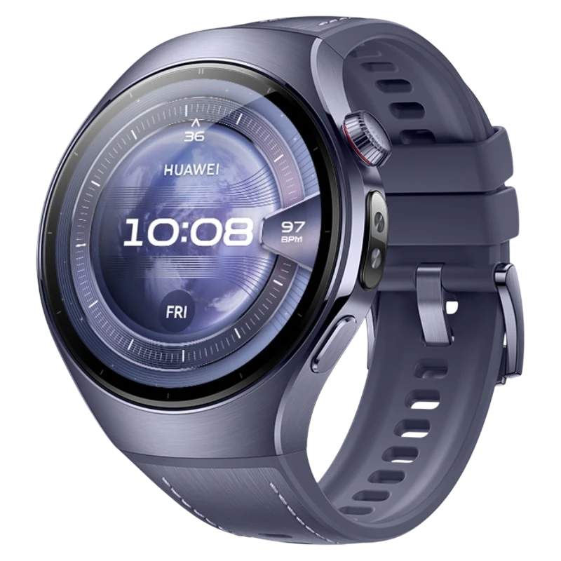 Huawei Watch 5 46 mm Violet 1,5 pouces AMOLED GPS NFC 5 jours +100 sports 5ATM