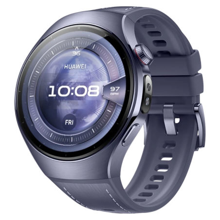Huawei Watch 5 46 mm Violet 1,5 pouces AMOLED GPS NFC 5 jours +100 sports 5ATM
