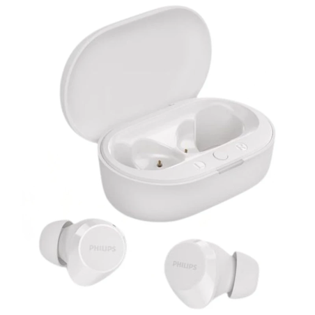 Philips TAT1209WT/00 Blanc TWS Bluetooth 5.3 18h IPX4 Écouteurs sans fil