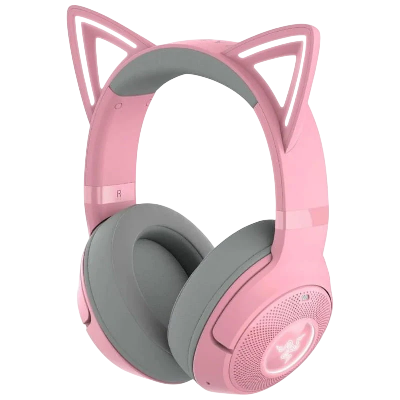Razer Kraken Kitty V2 Quartz Rose Bluetooth 5.2 40h Casque gaming sans fil