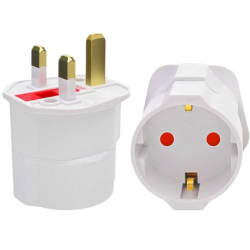 Adaptateur de prise UK vers prise Européenne