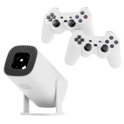 Game Projector P30 Max 1GB/8GB Android 11 + 2 Manettes 180 lumens ANSI LED haut-parleur 3W 40dB