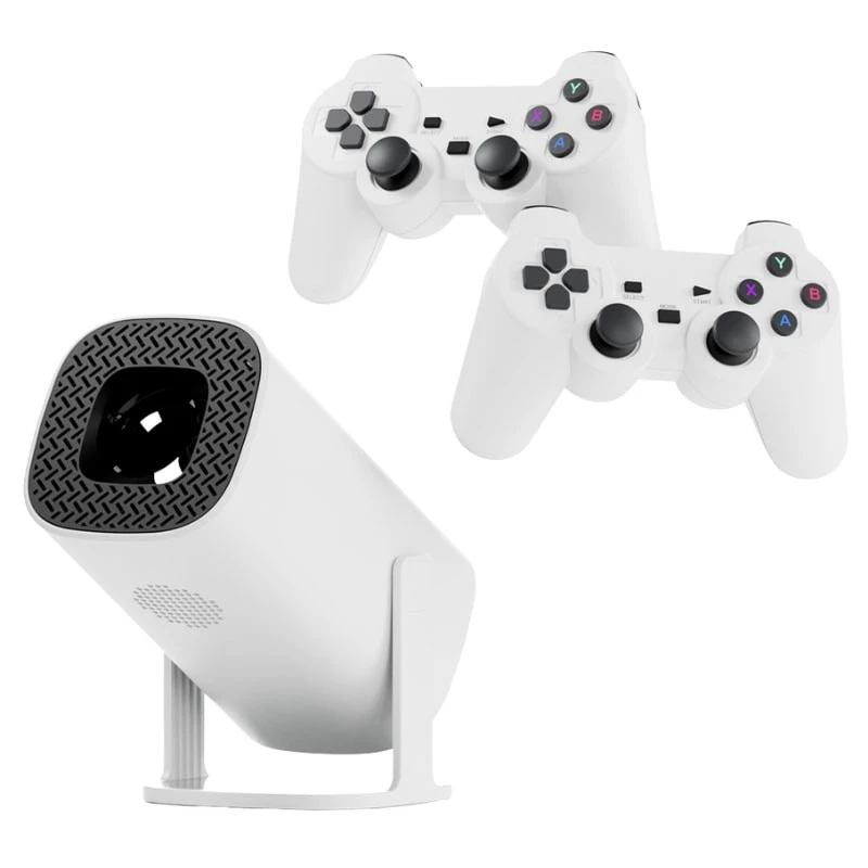 Game Projector P30 Max 1GB/8GB Android 11 + 2 Manettes 180 lumens ANSI LED haut-parleur 3W 40dB
