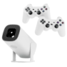 Game Projector P30 Max 1GB/8GB Android 11 + 2 Manettes 180 lumens ANSI LED haut-parleur 3W 40dB