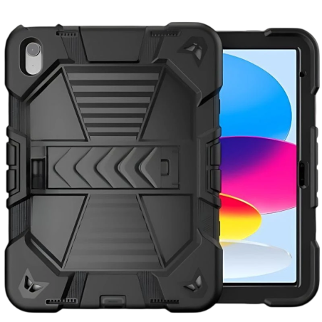 Coque Rugerisée pour iPad 10.2 Noir