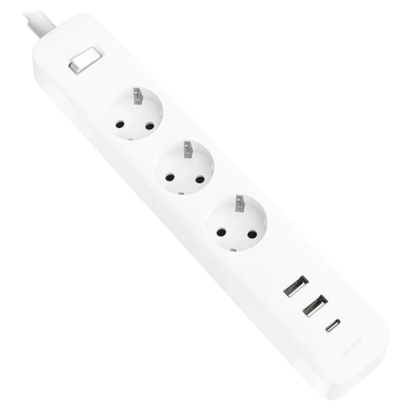 Xiaomi 20W Power Strip (2C1A) EU avec USB câble 1,8 m