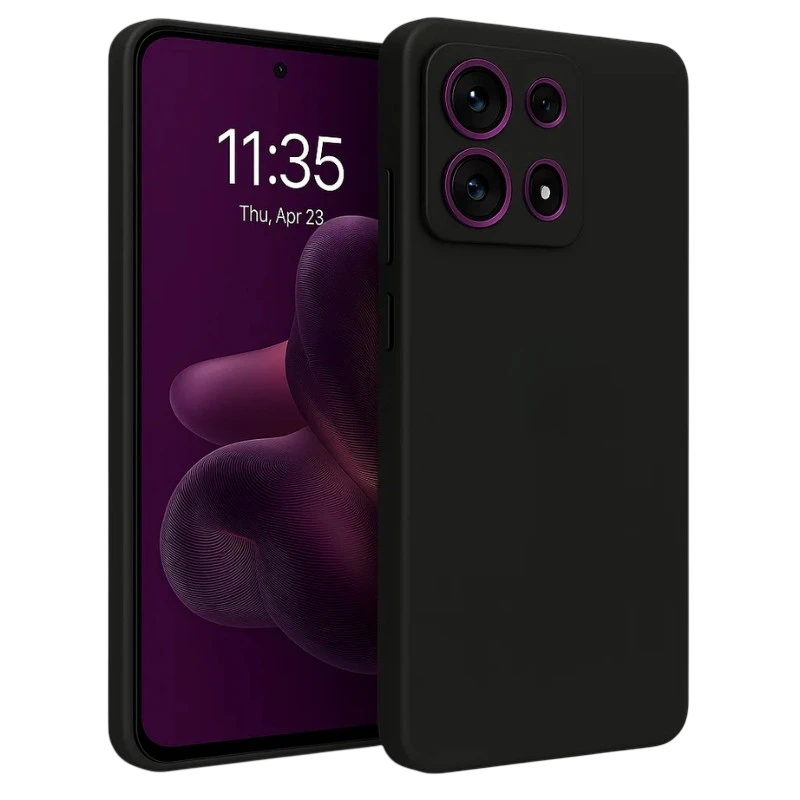 Coque Motorola Edge 60 Pro Square Liquid Premium Noir