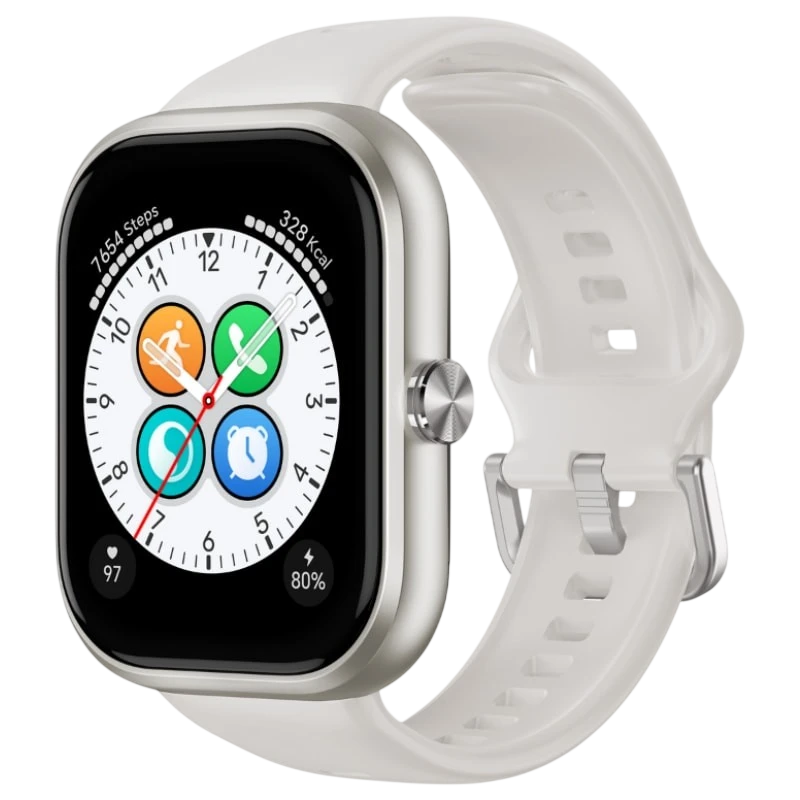 Honor Choice Watch Blanc 1,95 pouces AMOLED GPS 12 jours +120 sports 5ATM
