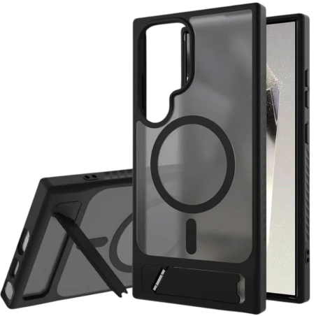Coque magnétique Nillkin avec support pour Samsung Galaxy  S24 / S25  - Noir
