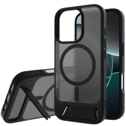 Coque magnétique Nillkin avec support pour iPhone 16 Pro Max - Noir