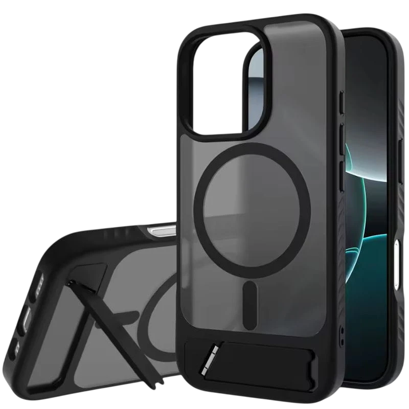 Coque magnétique Nillkin avec support pour iPhone 16 Pro Max - Noir