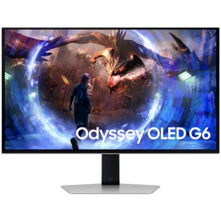 Samsung Odyssey G6 G60SD Argent 27 pouces 2K OLED 360Hz 3ms FreeSync Écran