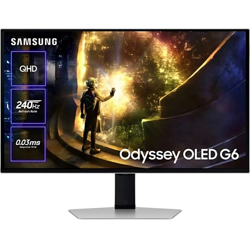 Samsung Odyssey G6 G61SD 27 pouces 2K OLED 240Hz 3ms Écran