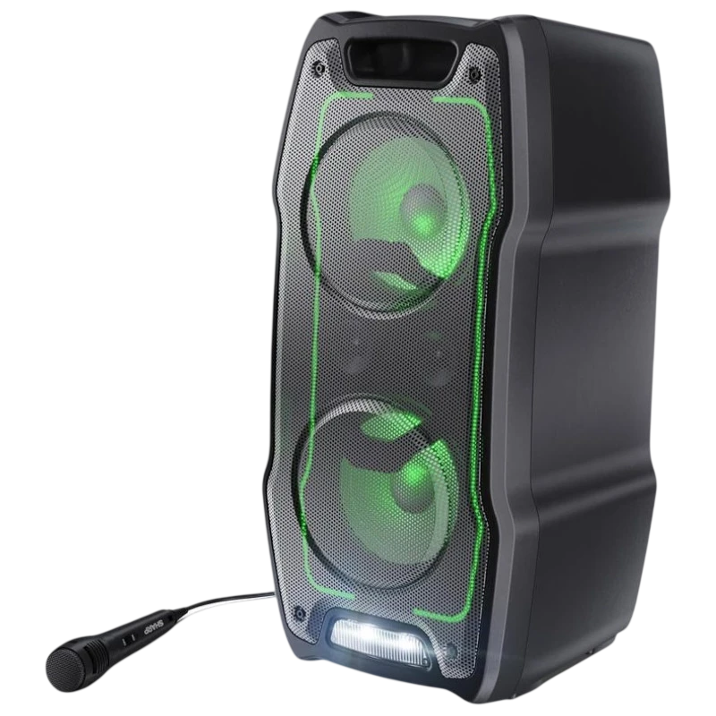 Sharp XParty Sing Microphone 180W 13h lumières RGB Enceinte Bluetooth