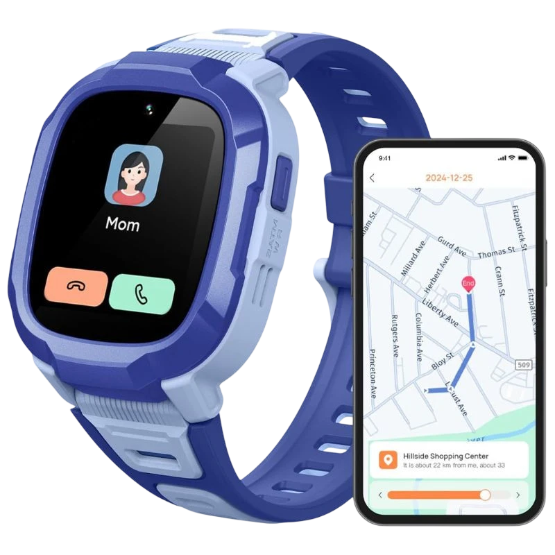 Mibro Kids P6 4G Bleu 1,4 pouces TFT GPS 5 jours 2ATM Smartwatch