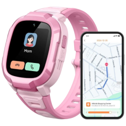 Mibro Kids P6 4G Rose 1,4 pouces TFT GPS 5 jours 2ATM Smartwatch