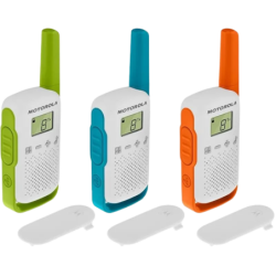 Motorola T42 two-way Lot de 3 PMR446 16 Canaux Portée 4 Km Talkie-walkie